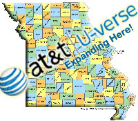 AT&T Uverse availability in Missouri