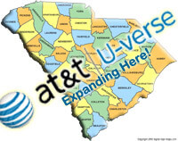 AT&T Uverse availability in South Carolina